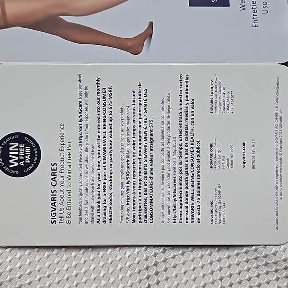SIGVARIS 842N STYLE WOMEN SOFT OPAQUE CLOSED TOE THIGH HIGHS 20-30 MMHG - Picture 8 of 8